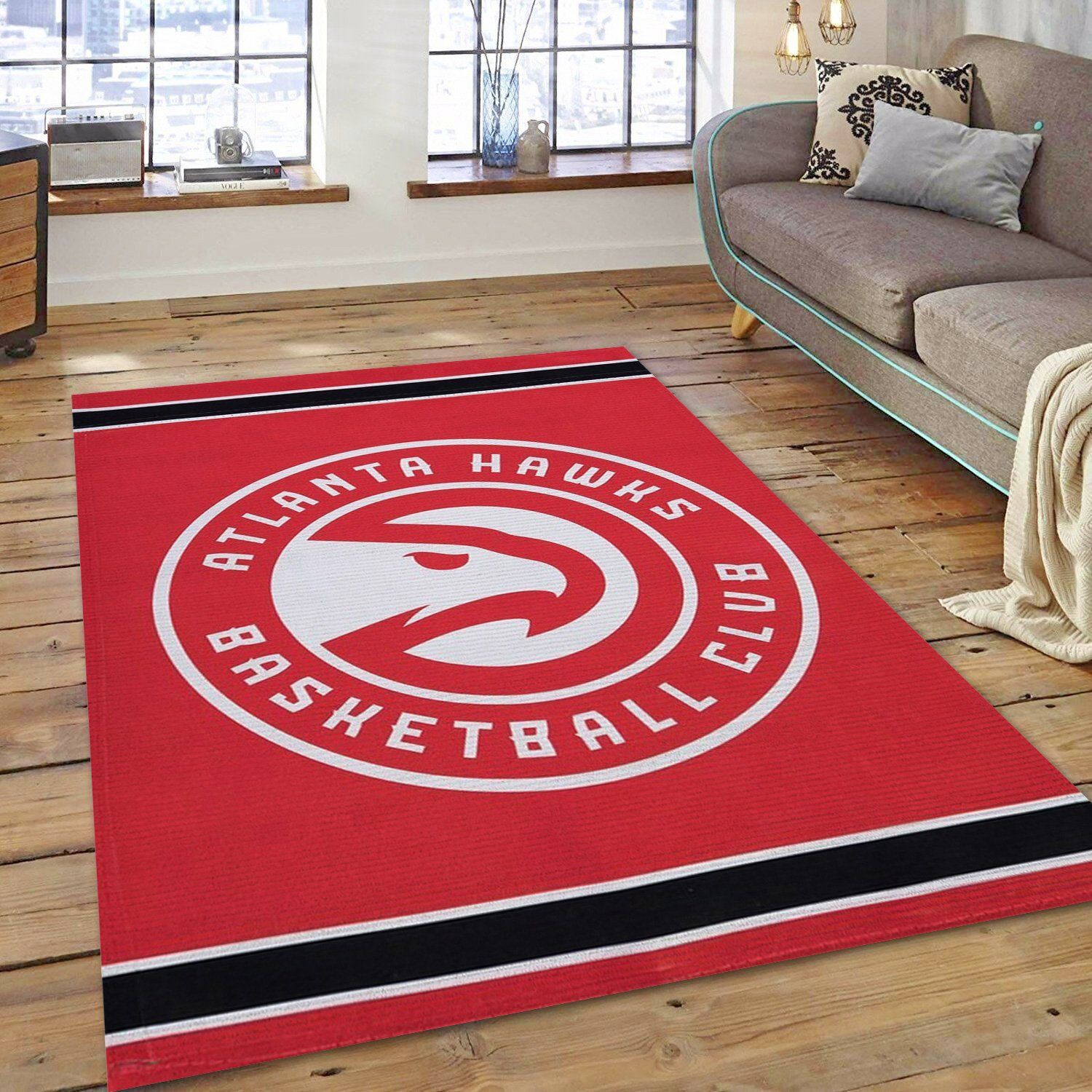 NBA Atlanta Hawks Club Floor home decoration carpet rug