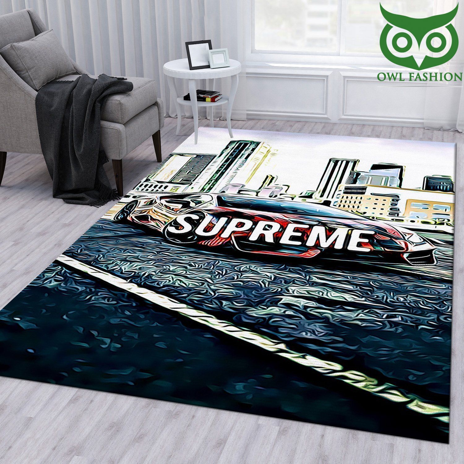 Supreme Lamborghini V4 Area carpet rug Home and floor Decoration