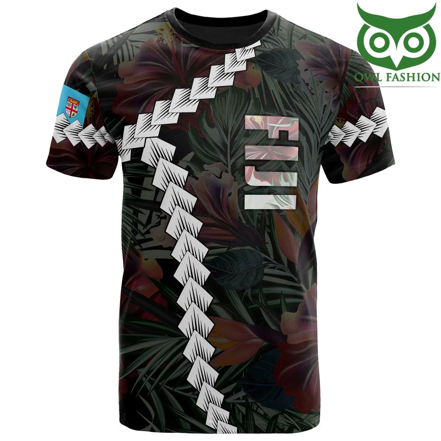 Fiji Melanesian Chain Polynesian 3D T-Shirt 
