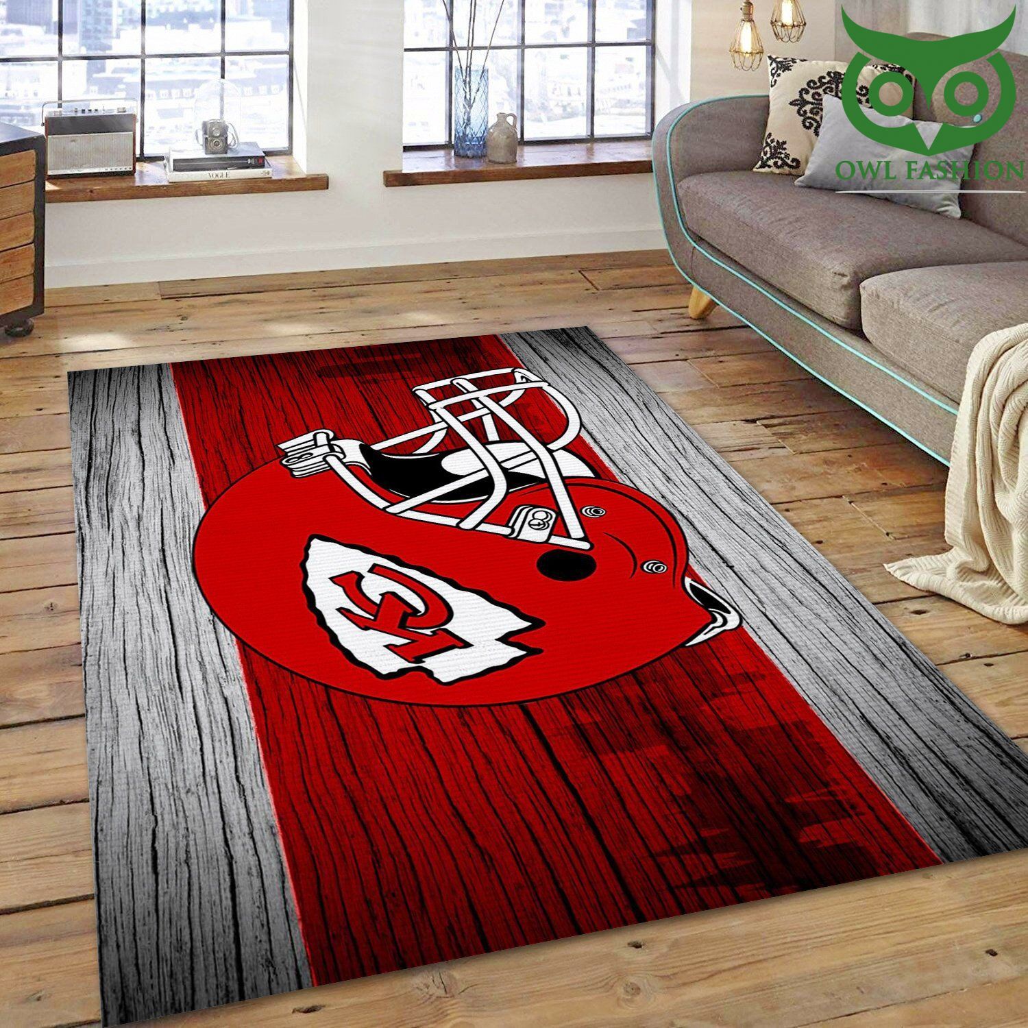 Kansas City Chiefs Nfl Area Rug For Gift Art carpet rug Home and floor Decoration