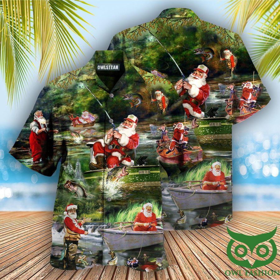 Christmas Merry Fishmasand A Happy New Reel Edition Hawaiian Shirt 
