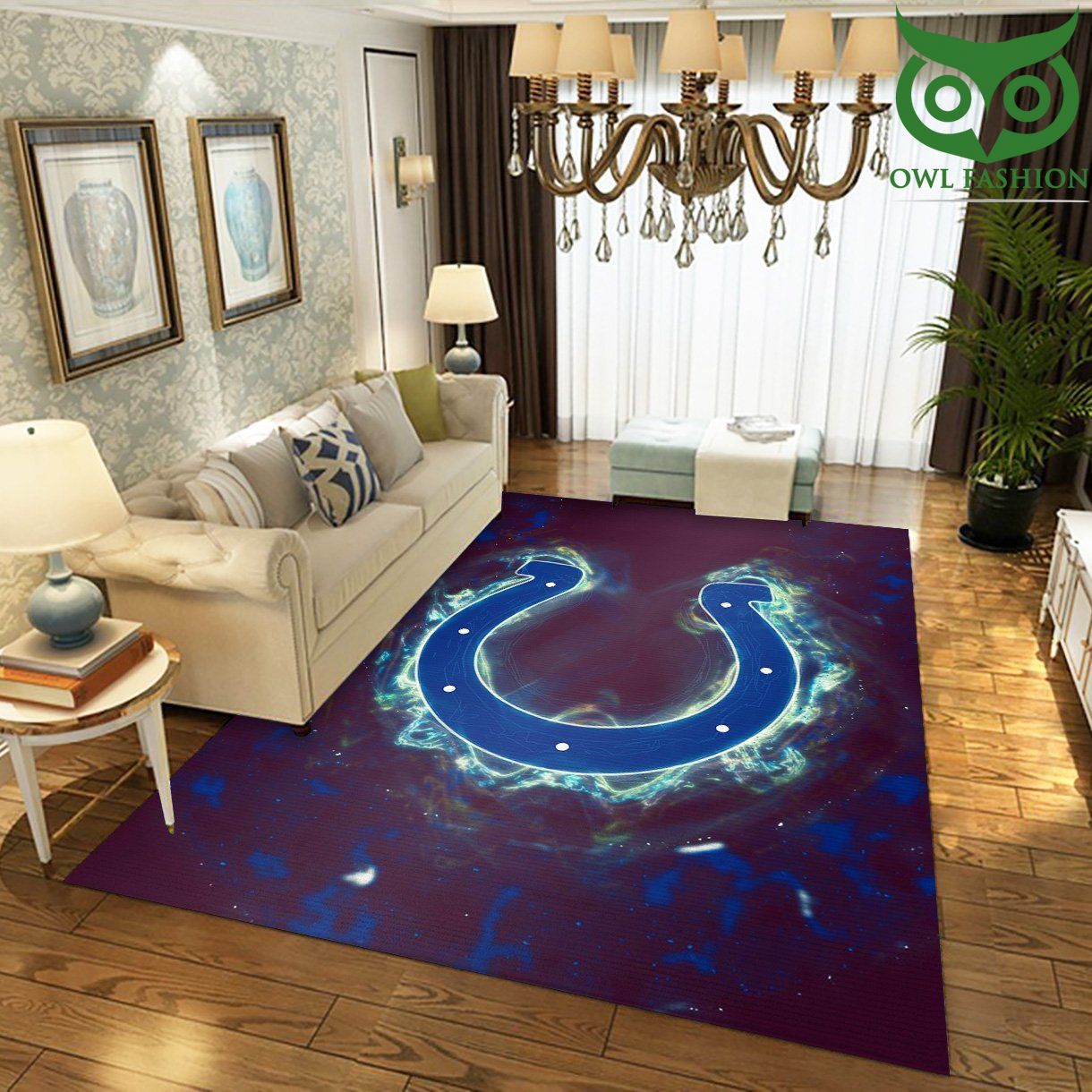 Indianapolis Colts Nfl Art carpet rug Home and floor Decoration