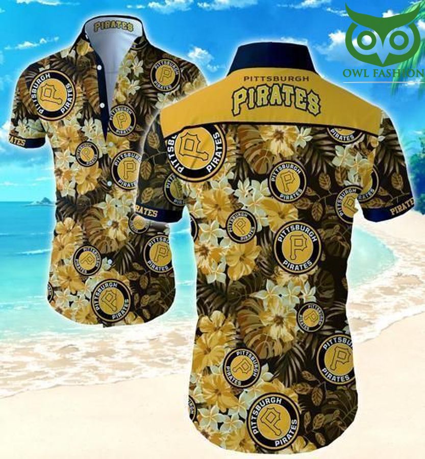 Pittsburgh Pirates Hawaiian shirt short sleeve summer wear