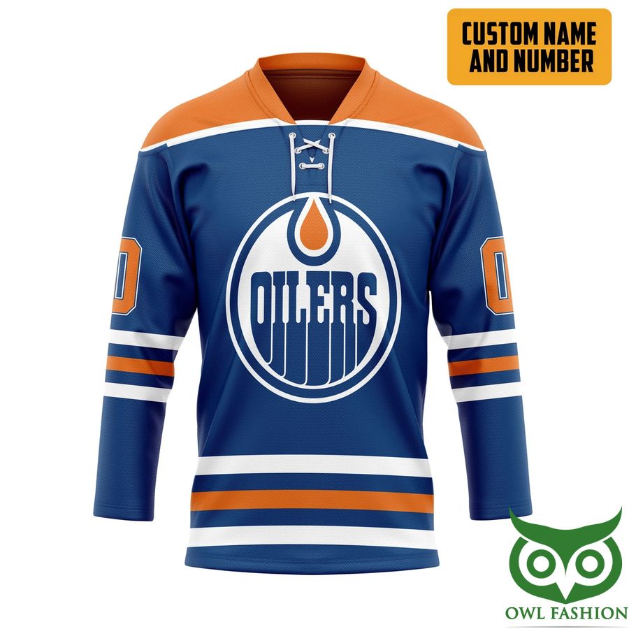 3D Edmonton Oilers NHL Custom Name Number Hockey Jersey