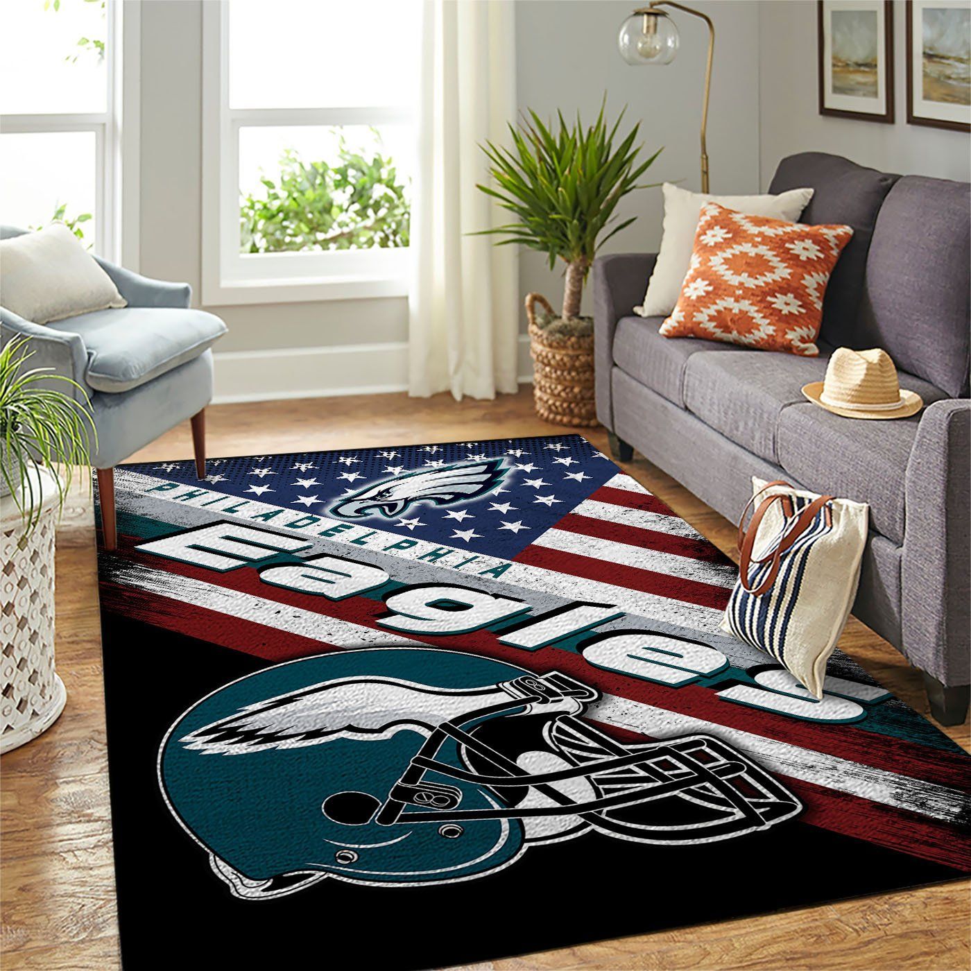 Philadelphia Eagles Nfl Team Logo American football Style Floor home decoration carpet rug