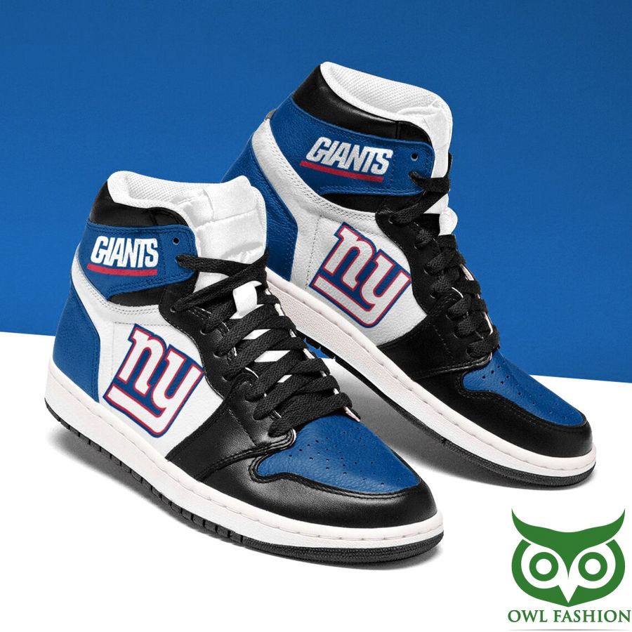 9 New York Giants Team Logo AJ High Top Sneaker Boots