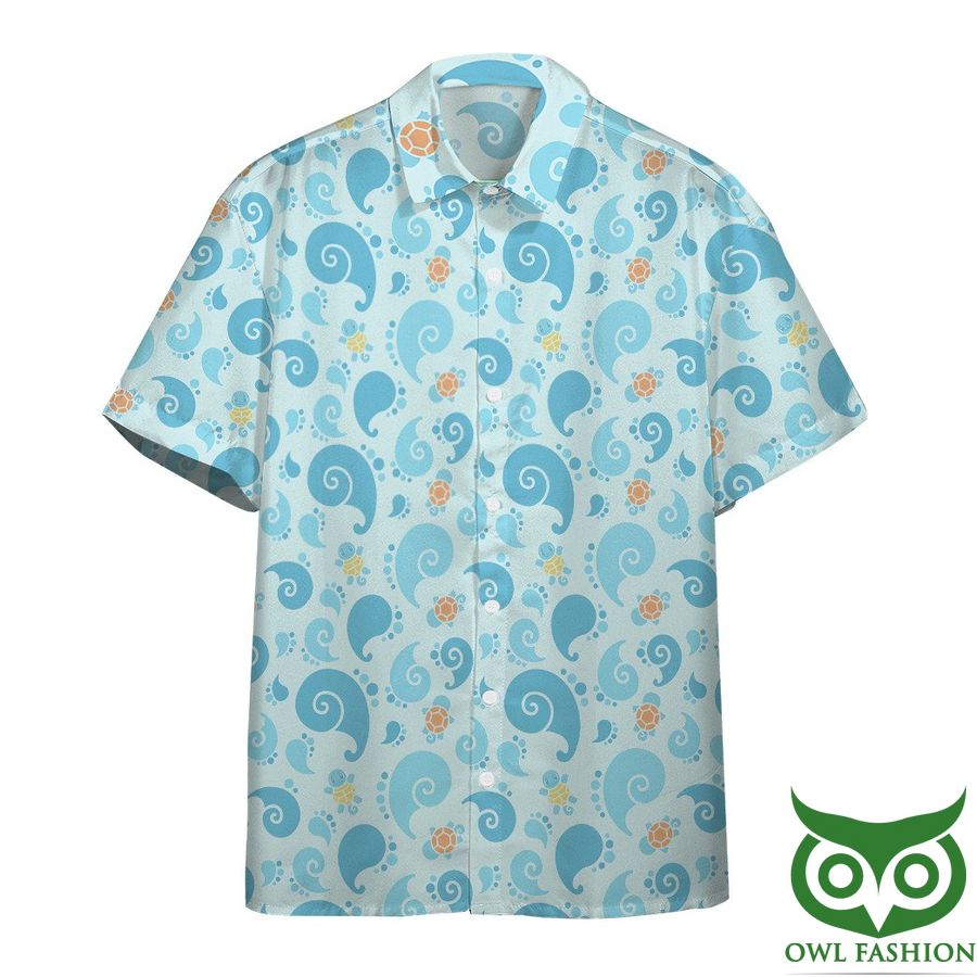 142 Gearhumans 3D Squirtle Pokemon Custom Hawaiianan Shirt