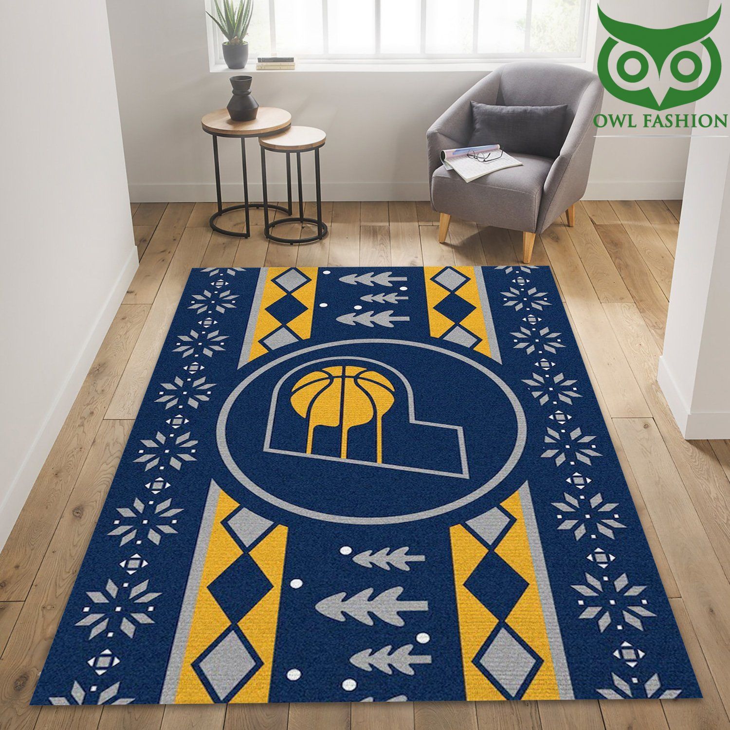 Indiana Pacers Area Rug NBA carpet rug Home and floor Decoration
