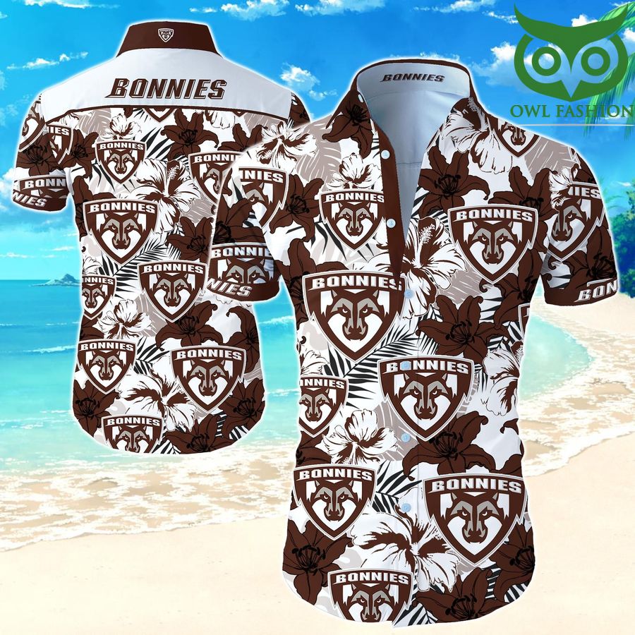 St Bonaventure Bonnies Hawaiian Shirt 