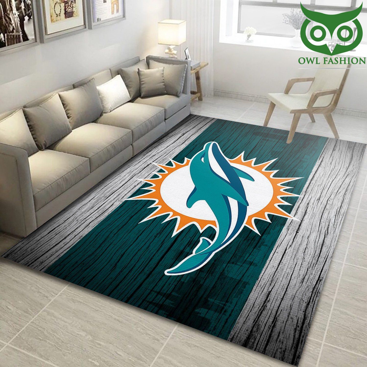 Miami Dolphins Nfl carpet rug house decoration