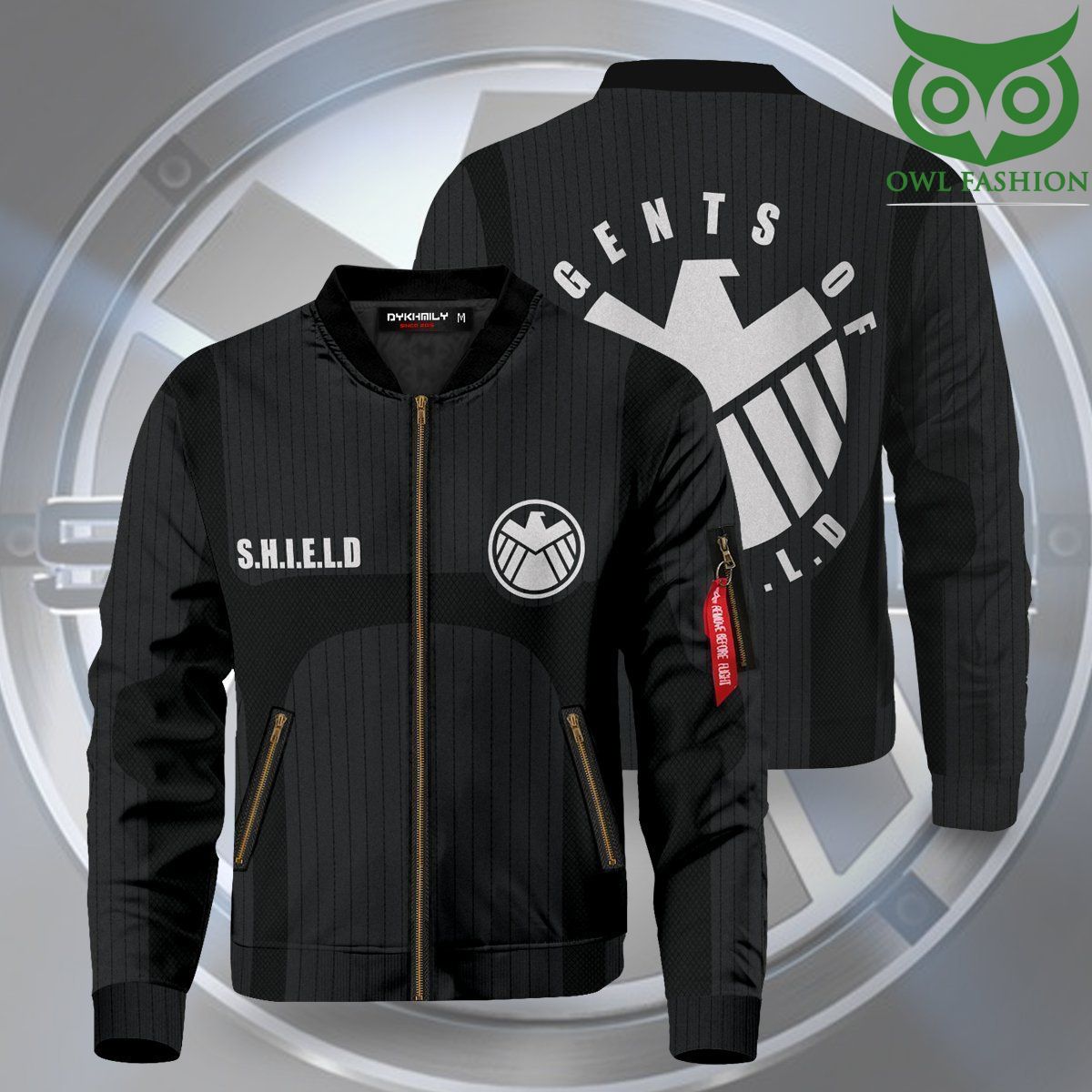 Agents of SHIELD Printed Bomber Jacket