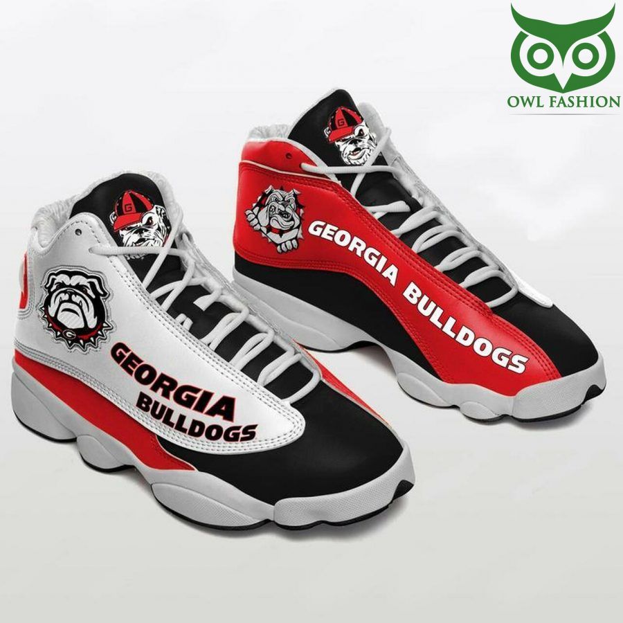 Georgia Bulldogs Air Jordan 13 red white black Sneaker 