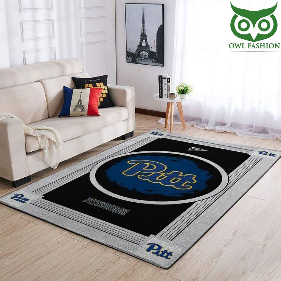 Pitt Panthers Ncaa Team Logo home decor carpet rug 
