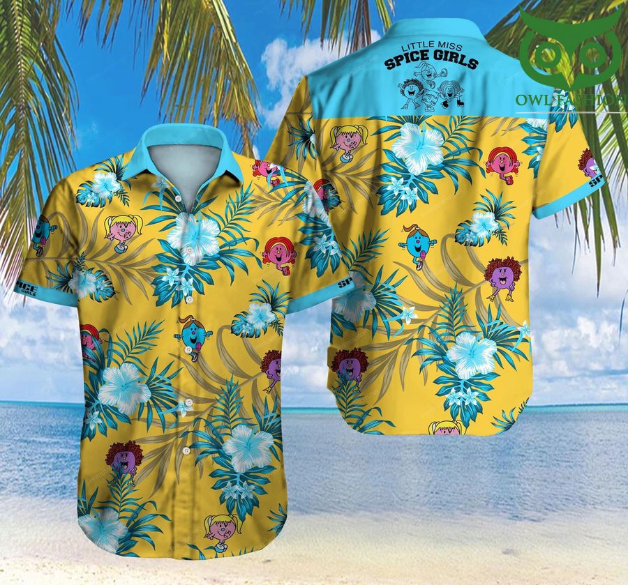 Spice Girls band Hawaiian shirt short sleeve summer wear