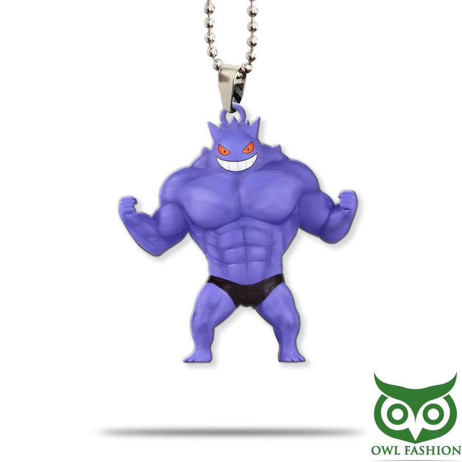 3 3D Pokemon Gym Bros Muscle Gengar Plastic Ornament