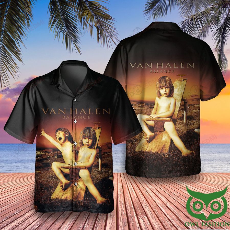 Van Halen Balance 10th Studio Album Hawaiian Shirt