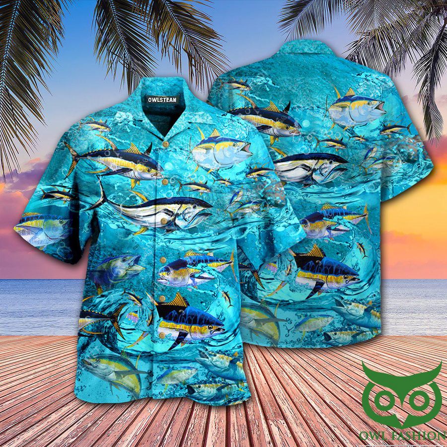 Fishing Tuna Fish In The Sea Edition Hawaiian Shirt