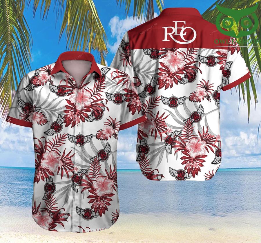 Tlmus-reo Speedwagon Hawaiian shirt short sleeve summer wear