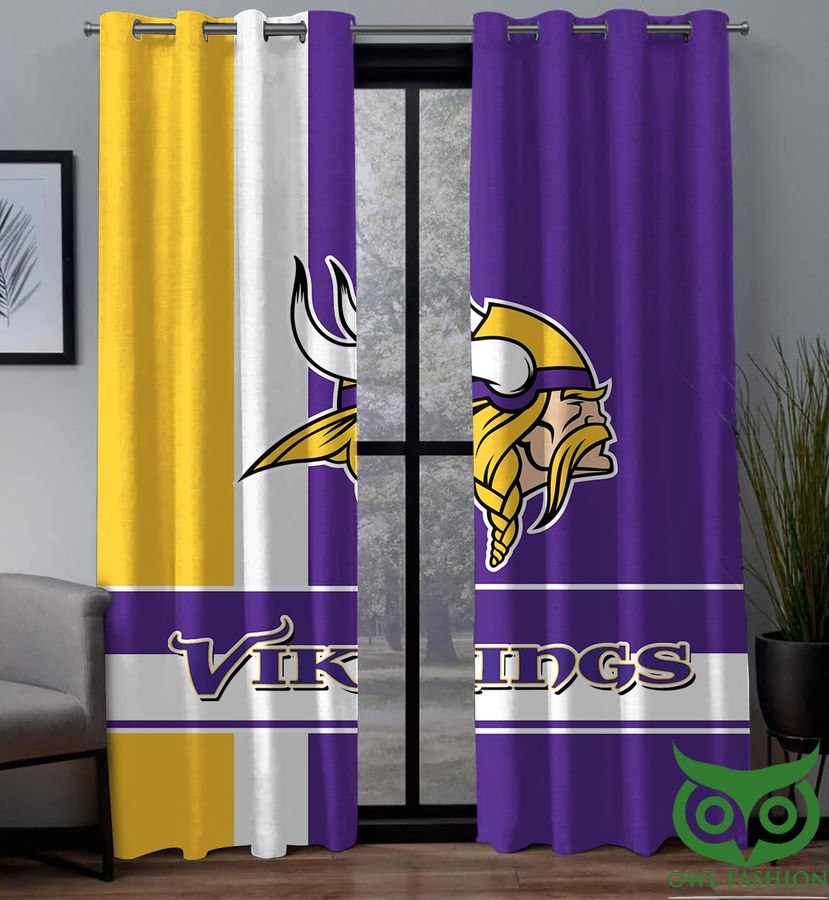NFL Minnesota Vikings Limited Edition Window Curtains