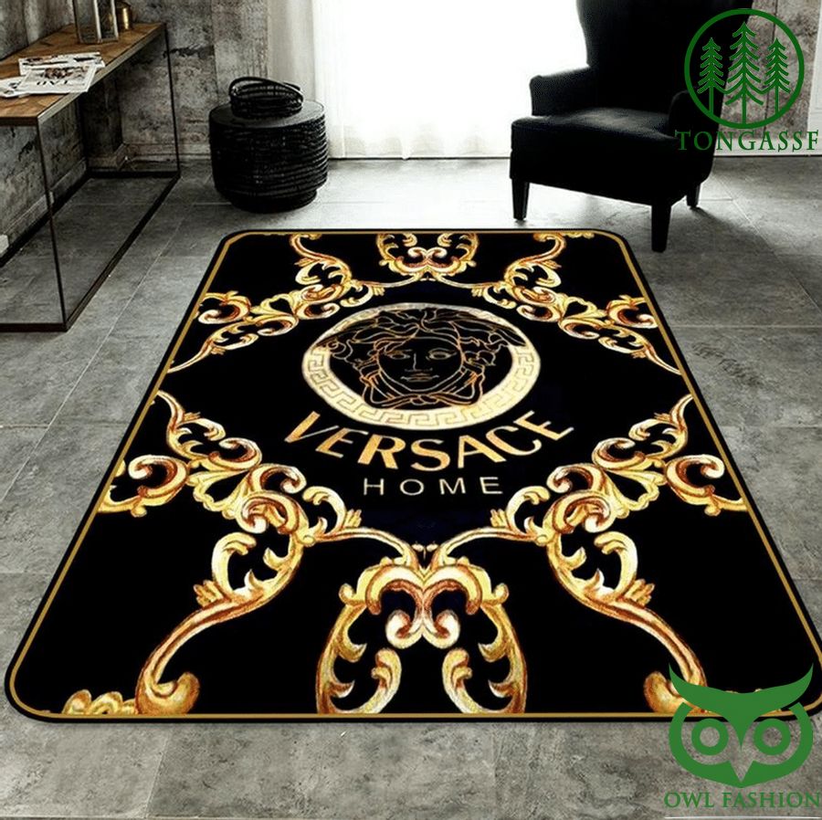 Versace Home black luxury Carpet Rug