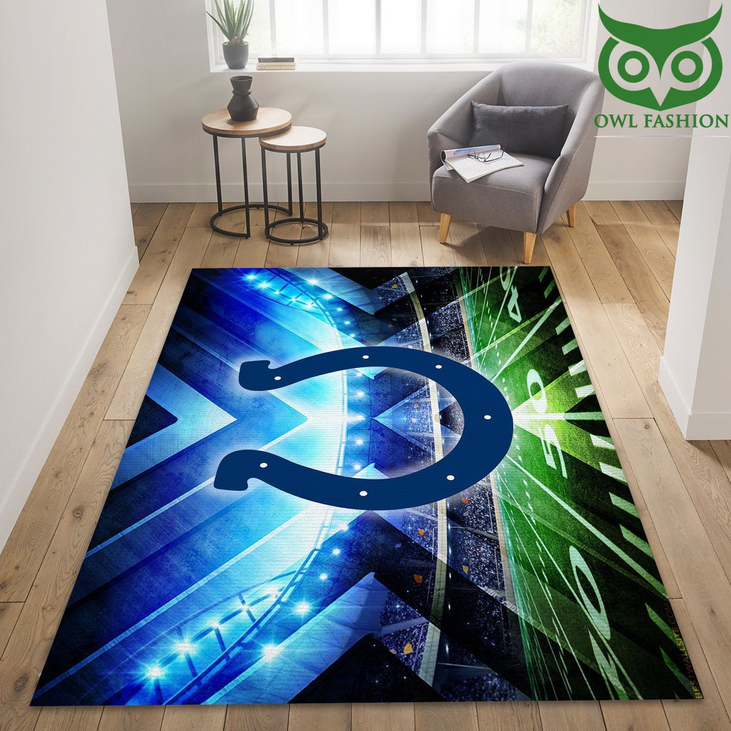 Indianapolis Colts Nfl football room decorate floor carpet rug 