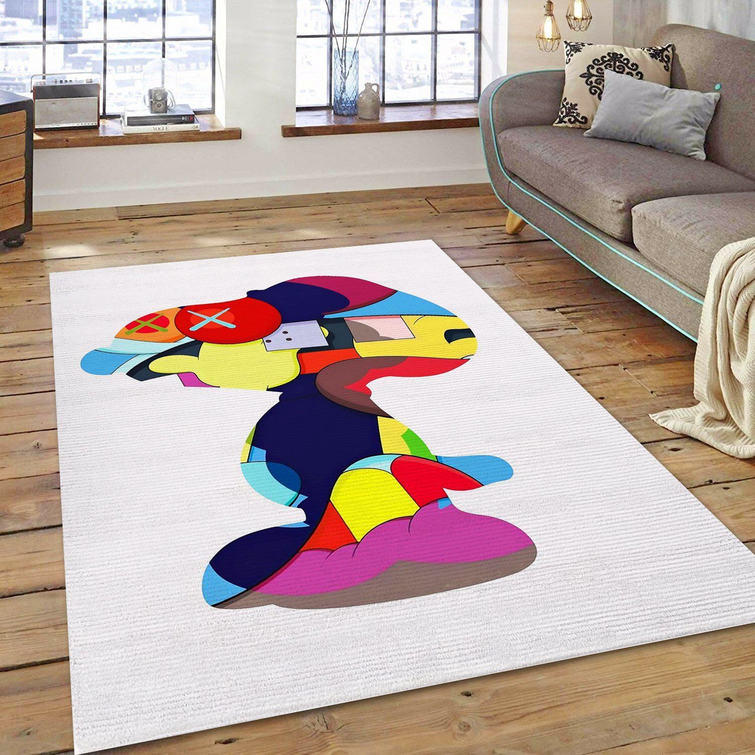 Kaws Snoopy Art Floor home decoration carpet rug