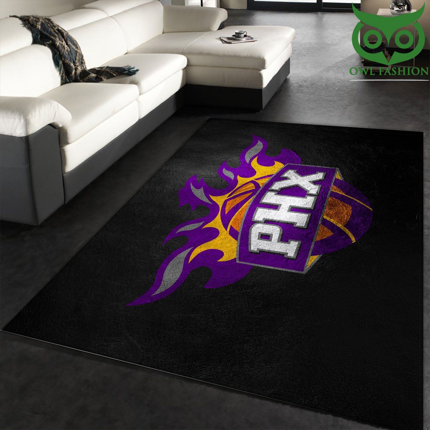 Phoenix Suns Dark Area home and floor decor carpet rug 