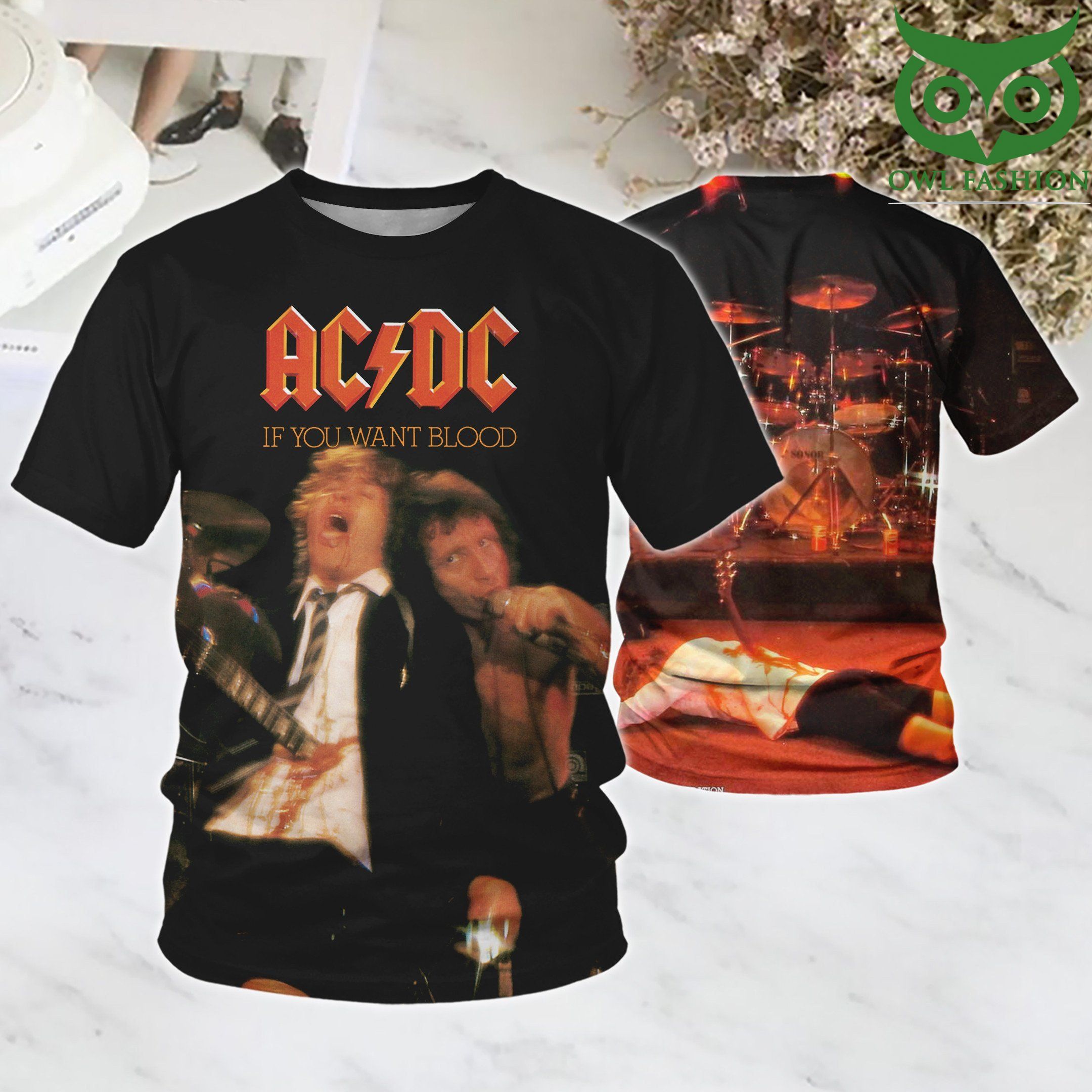 ACDC If you want blood 3D T Shirt