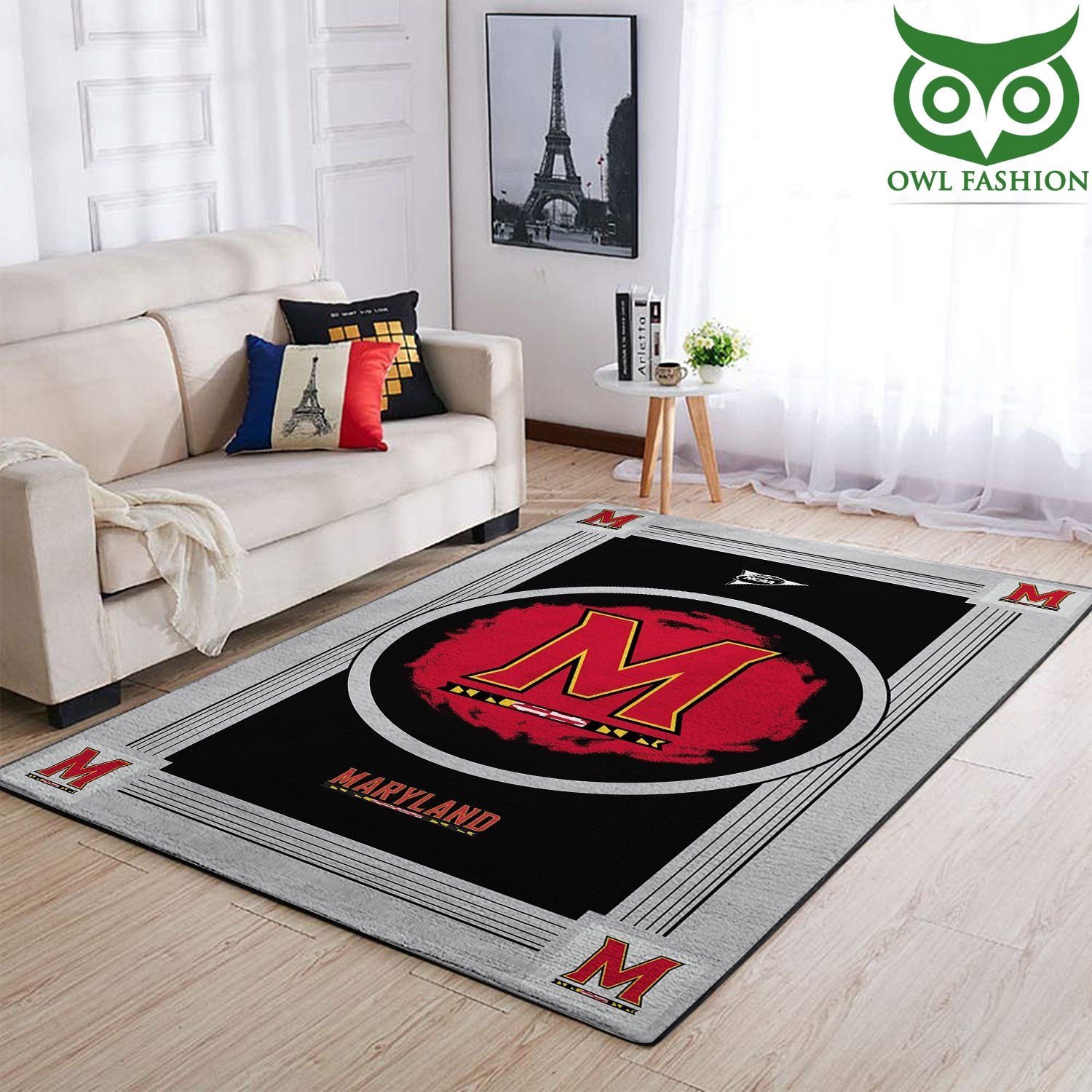 Maryland Terrapins Ncaa Team Logo Nice decorate floor carpet rug 