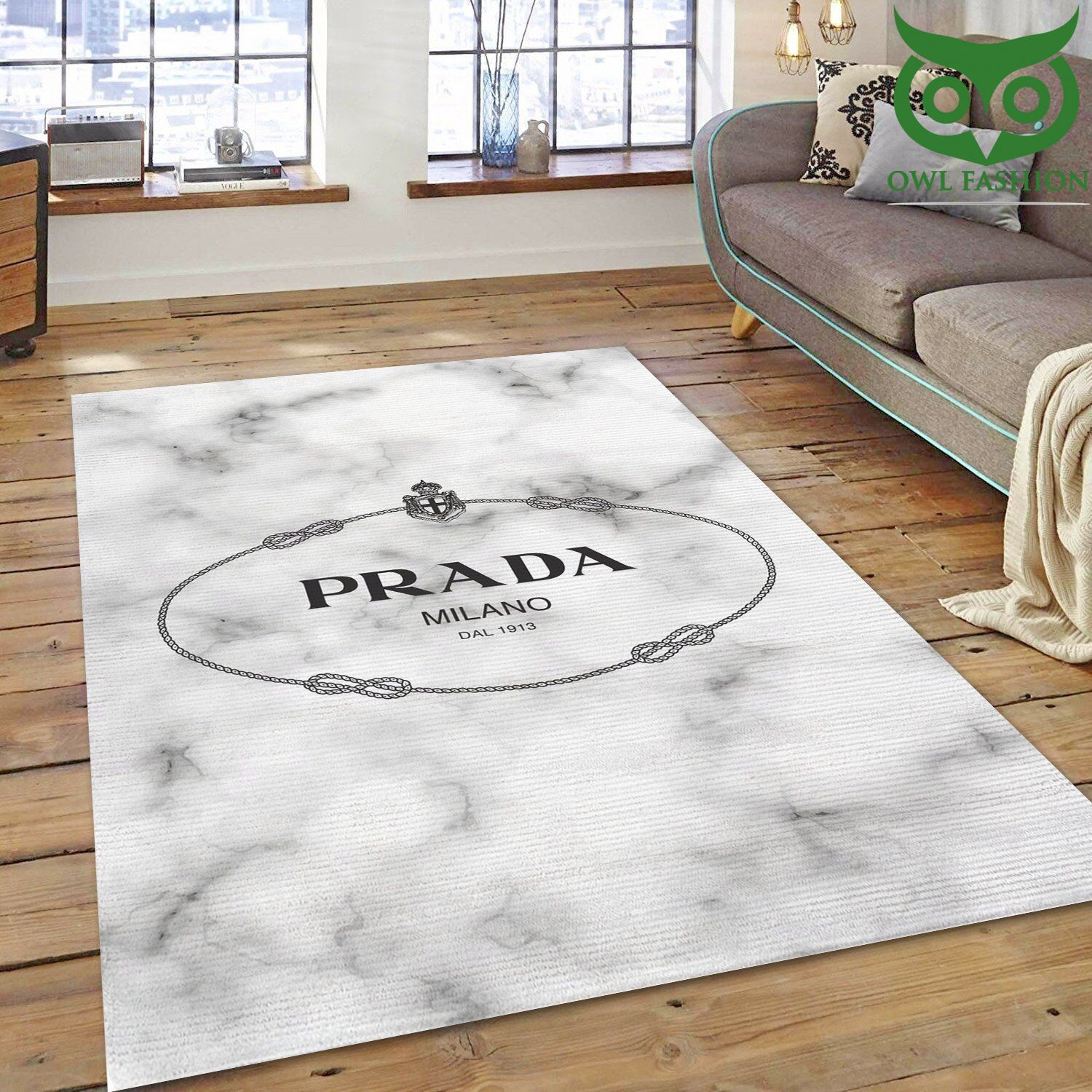 Prada Art room decorate floor carpet rug 