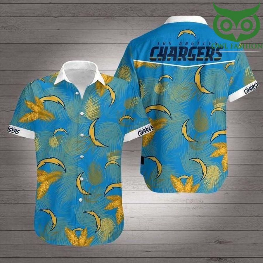 National football league los angeles chargers nfl Hawaiian Shirt short sleeve summer wear