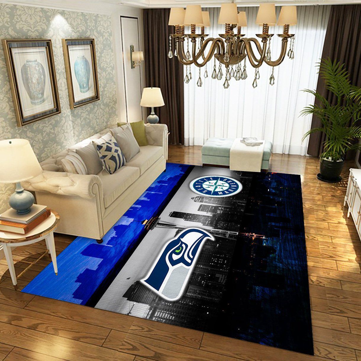 Seattle City Sports Teams Nba Floor home decoration carpet rug