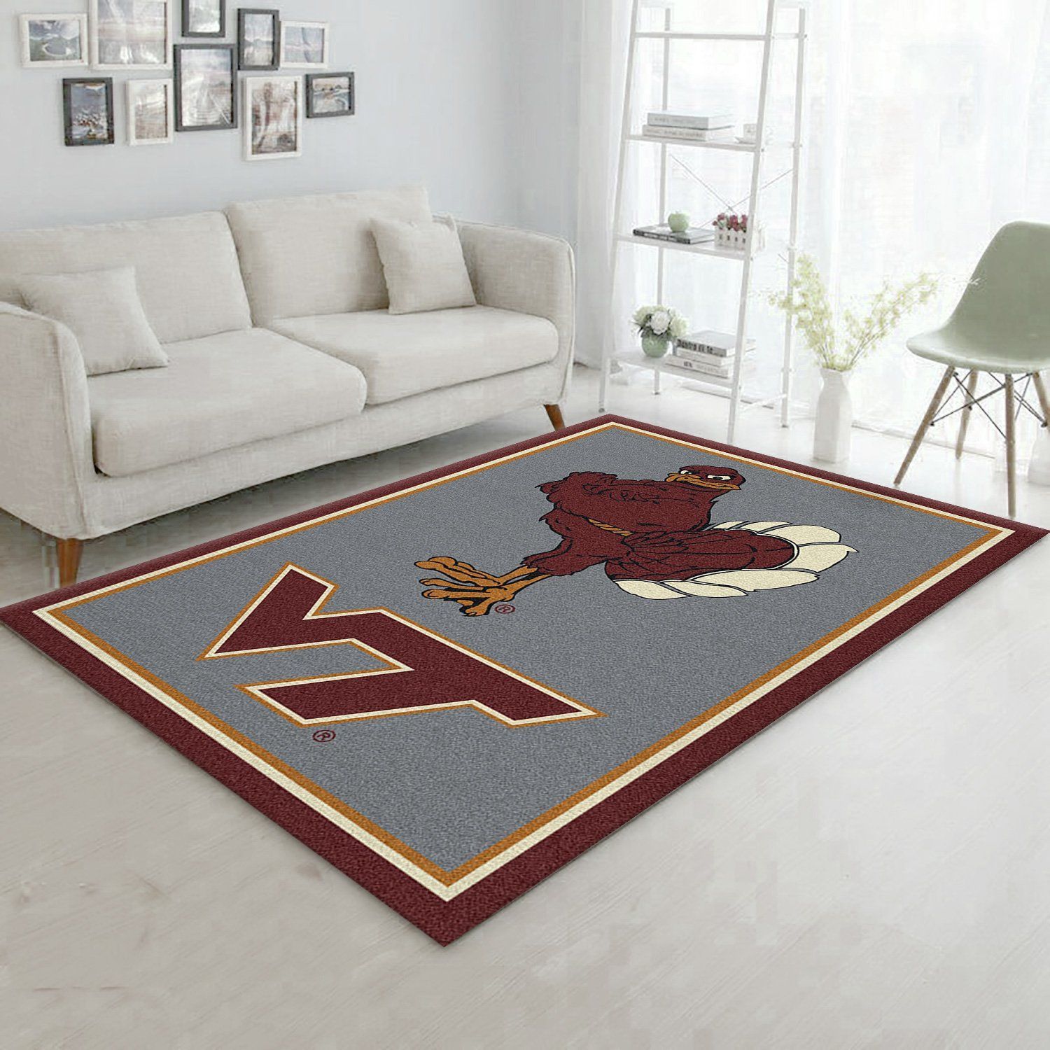 College Spirit Virginia Tech Sport Floor home decoration carpet rug