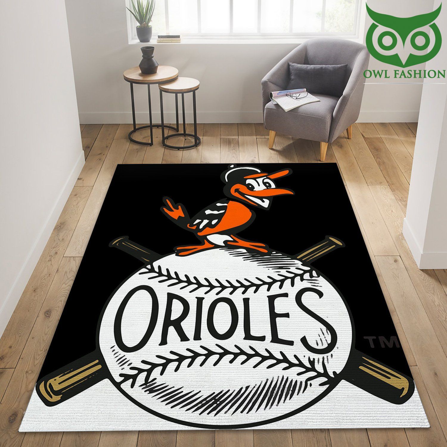 Baltimore Orioles Team Baseball MLB carpet rug