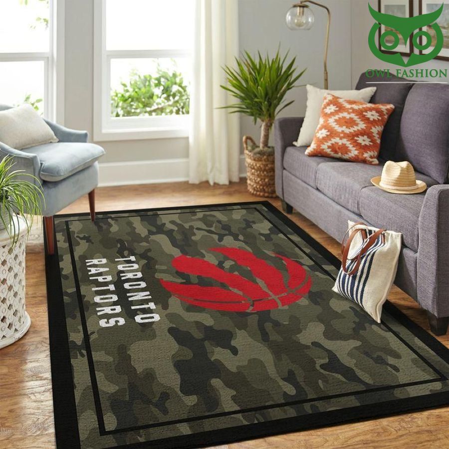 Toronto Raptors Nba Team Logo Camo Style room decorate floor carpet rug 