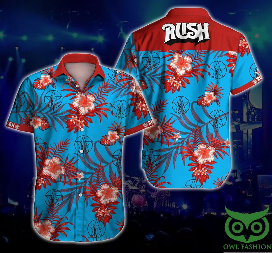 9 Rush Rock Music Band Hawaiian Shirt