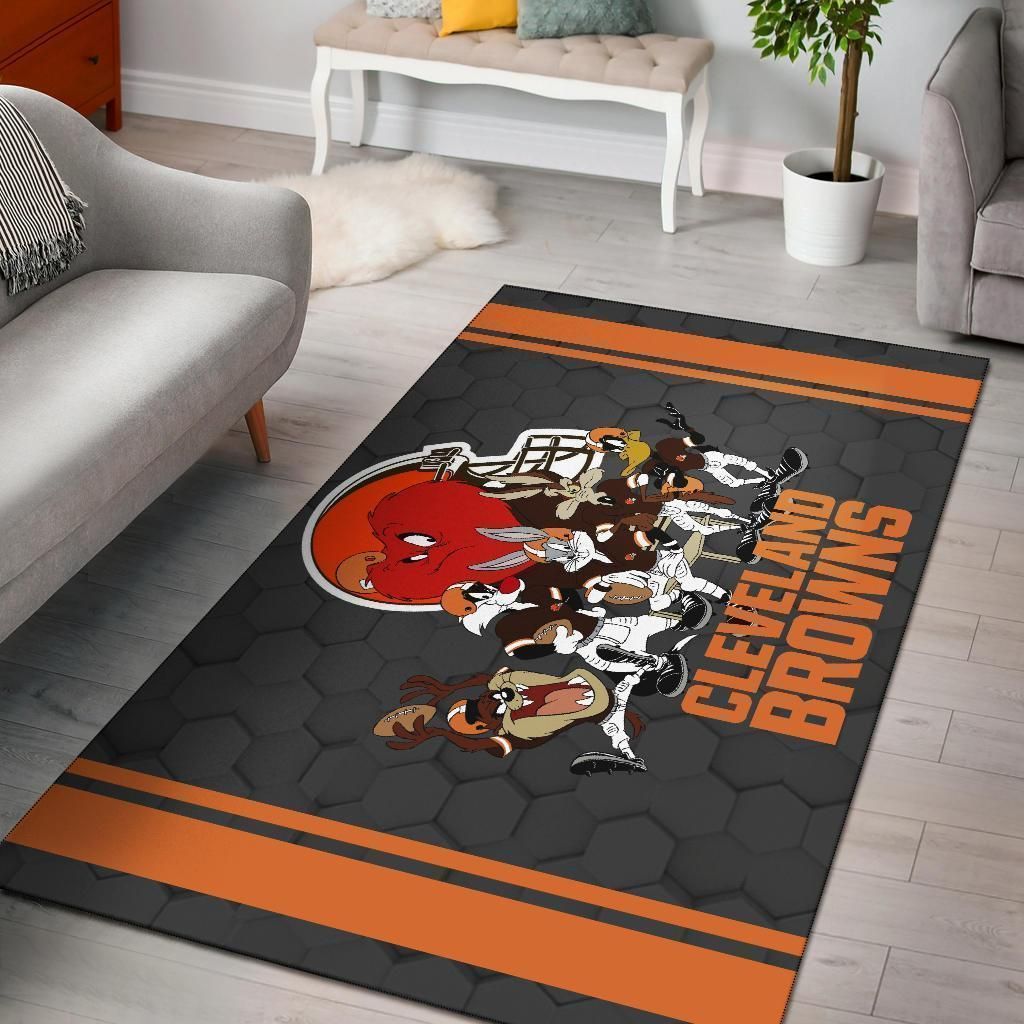 Looney Tunes Browns FOOTBALL Team Floor home decoration carpet rug