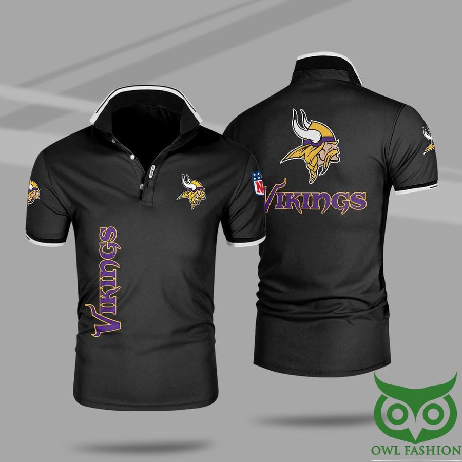 NFL Minnesota Vikings Premium 3D Polo Shirt