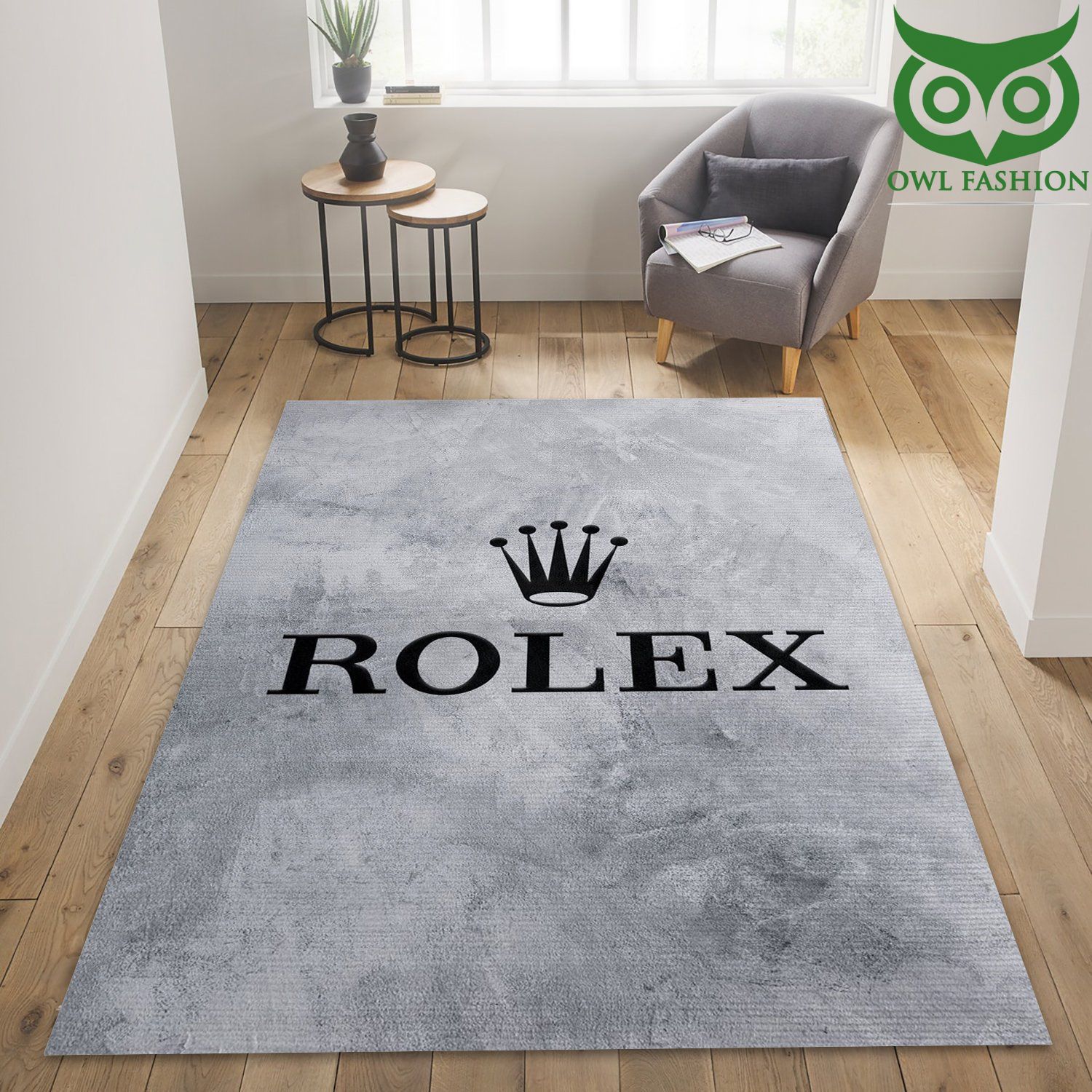 Luxury Rolex Fashion Brand carpet rug Home and floor Decoration