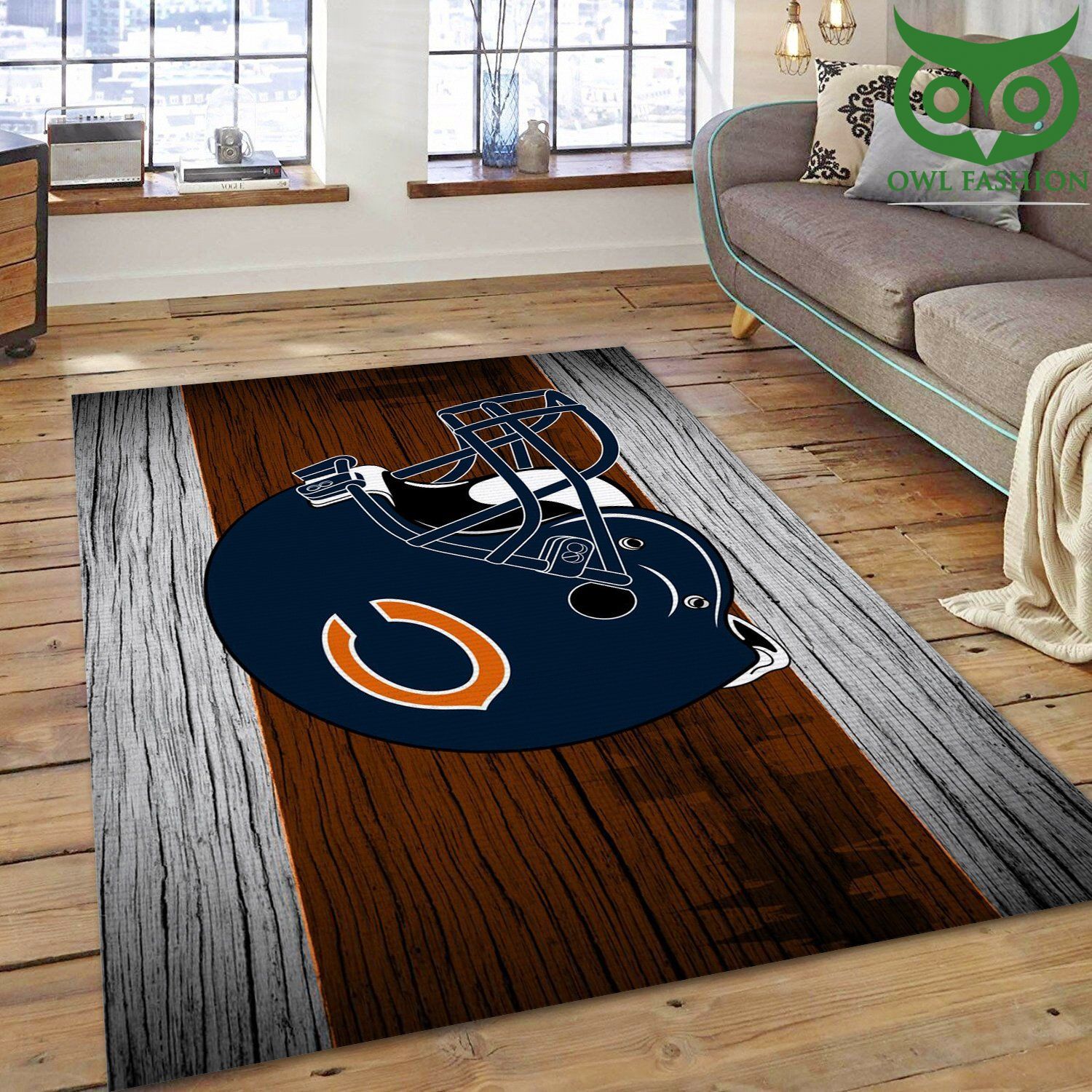 Chicago Bears Nfl Area carpet rug Home and floor Decoration