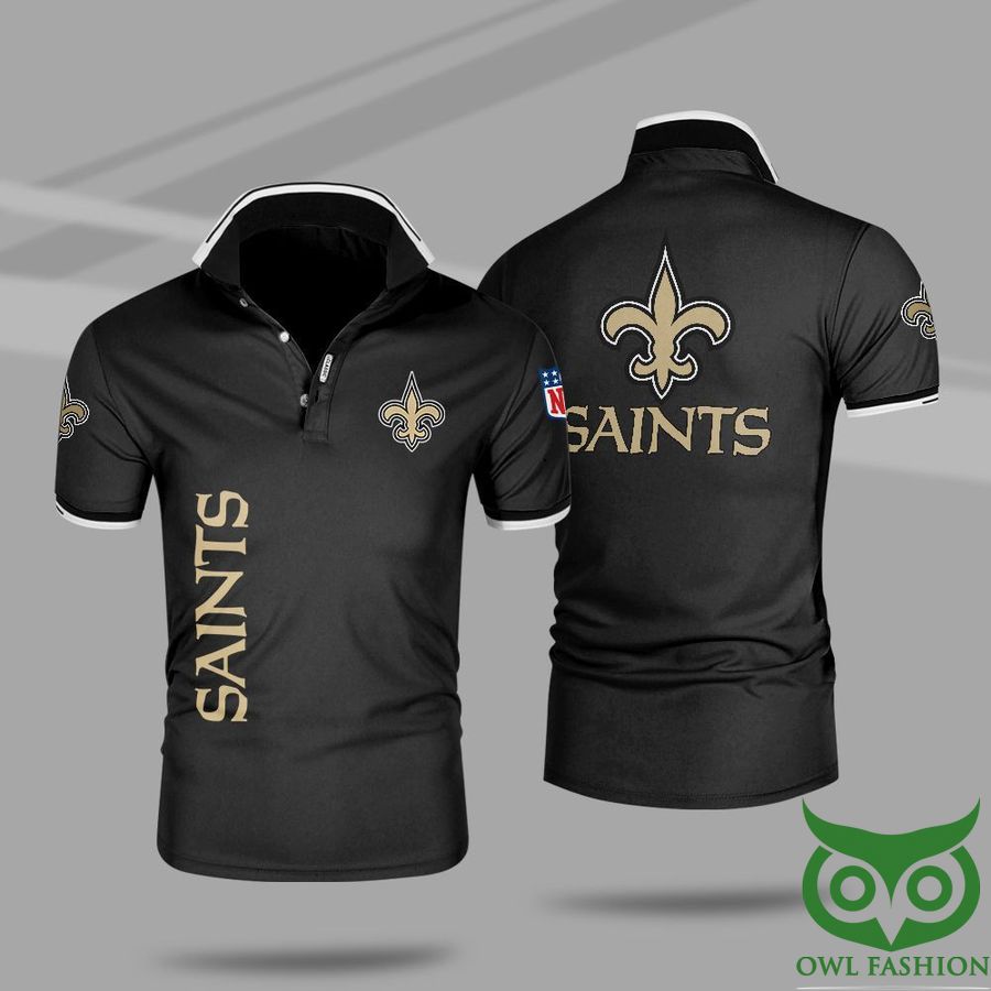 NFL New Orleans Saints Premium 3D Polo Shirt