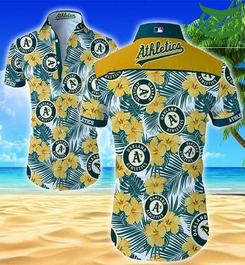 Oakland Athletics Hawaiian shirt short sleeve summer wear