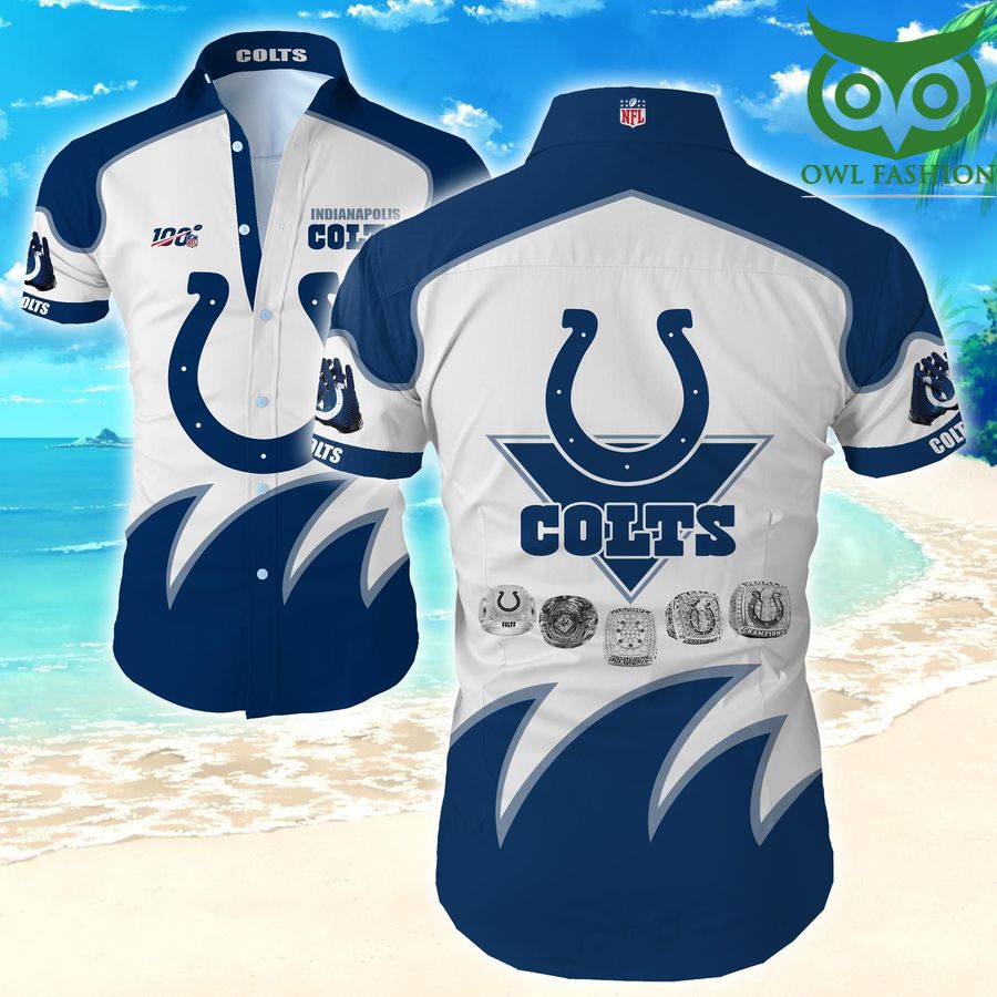 Nfl Indianapolis Colts Hawaiian Shirt tropical short sleeve summer wear