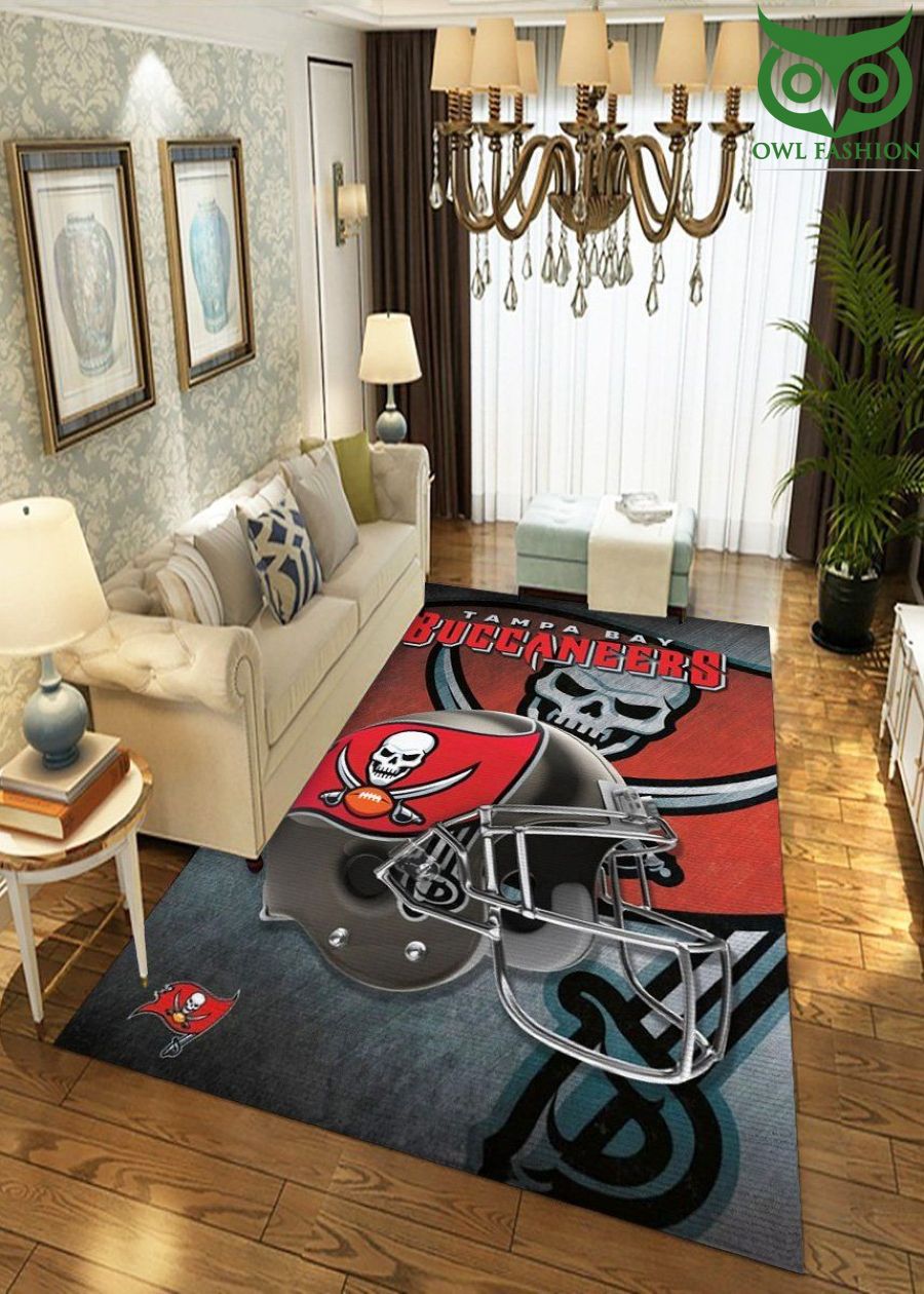 Buccaneers Team Living Room Rug NFL carpet rug special edition