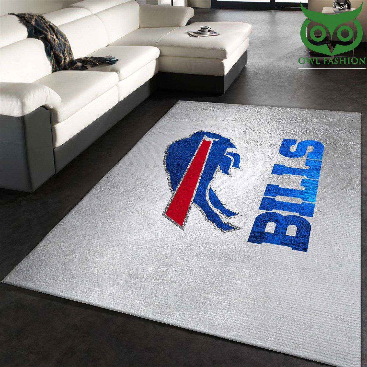 Buffalo Bills NFL Team Logo Area carpet rug Floor Decor