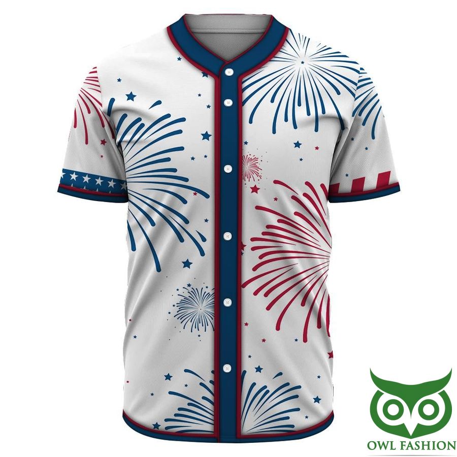 Gearhuman 3D 1776 Patriotic USA Custom Jersey Shirt