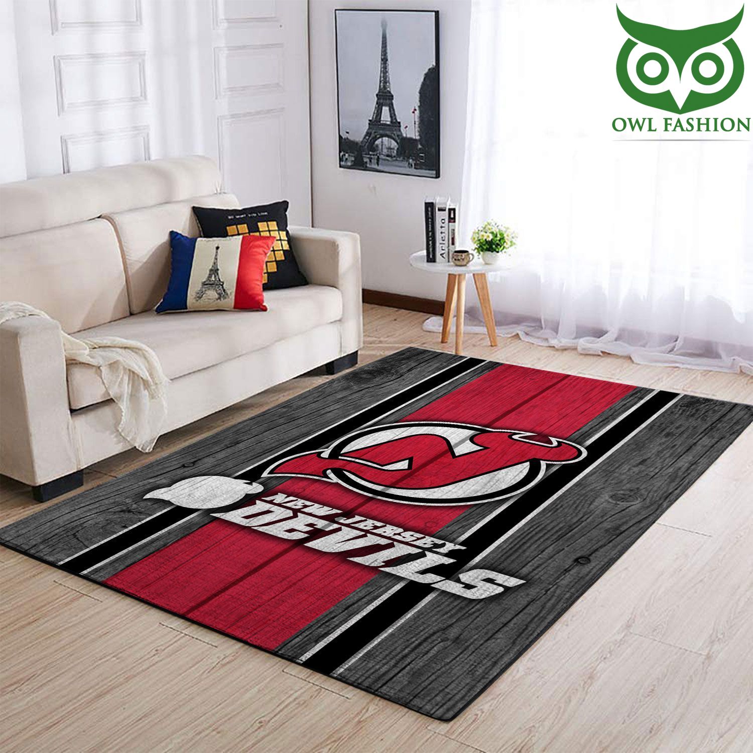 New Jersey Devils Nhl Team Logo Style room decorate floor carpet rug 
