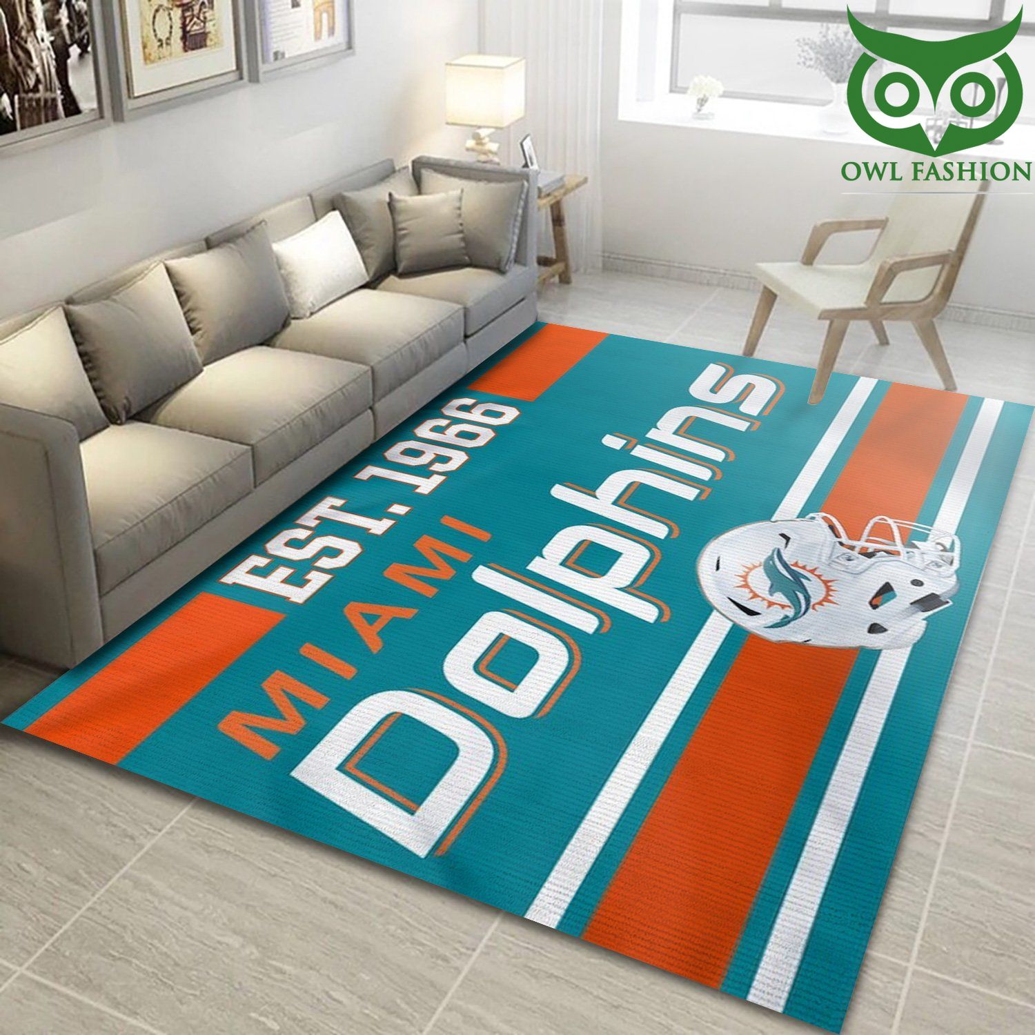 SPECIAL Miami Dolphins NFL home decoration carpet rug