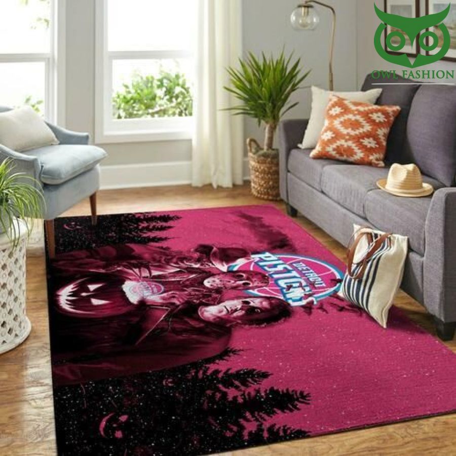 Detroit Pistons Nba Basketball home and floor decor carpet rug 