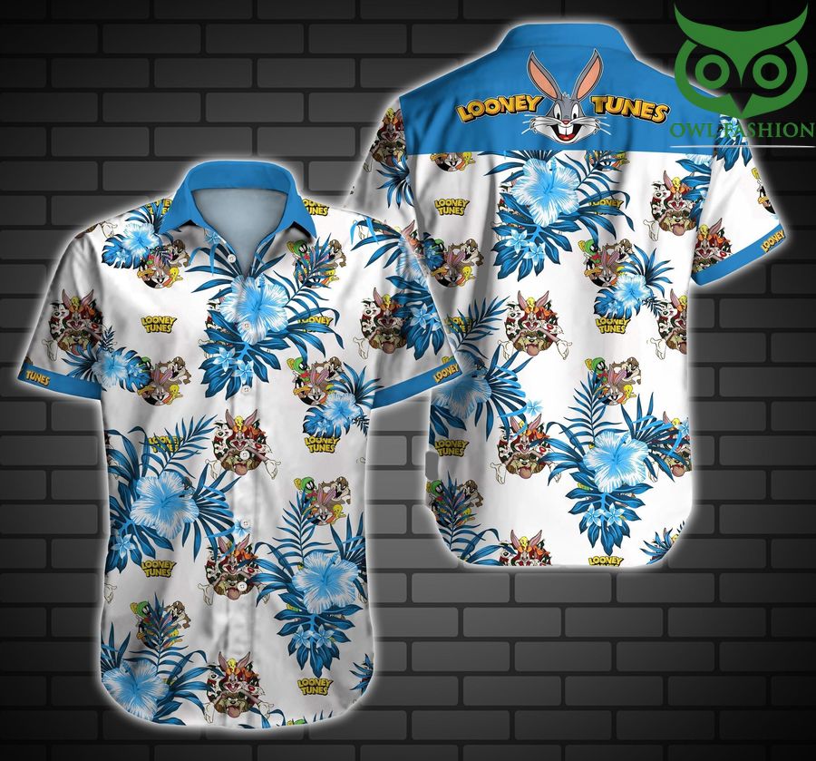 Tlmus-looney Tunes Hawaiian shirt short sleeve summer wear